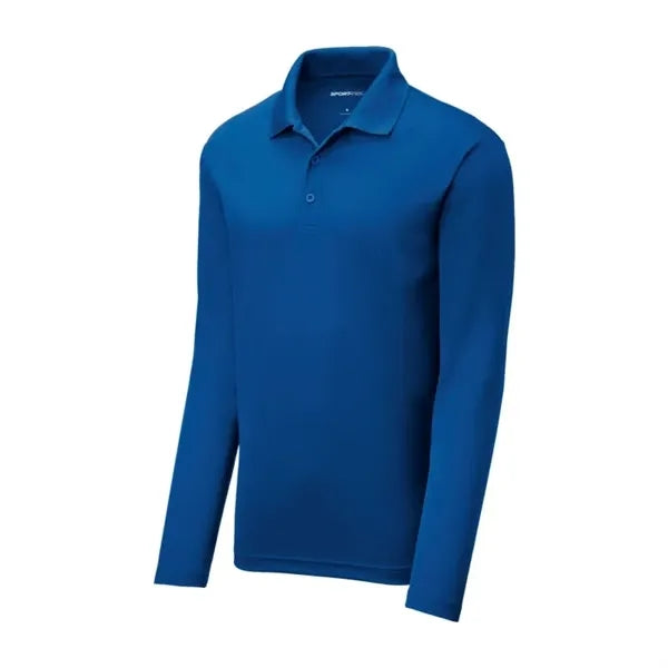 Sport-Tek PosiCharge RacerMesh Long Sleeve Polo.
