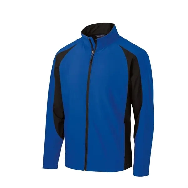 Sport-Tek Colorblock Soft Shell Jacket.