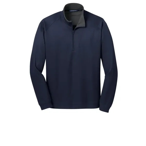 Port Authority Vertical Texture 1/4-Zip Pullover.