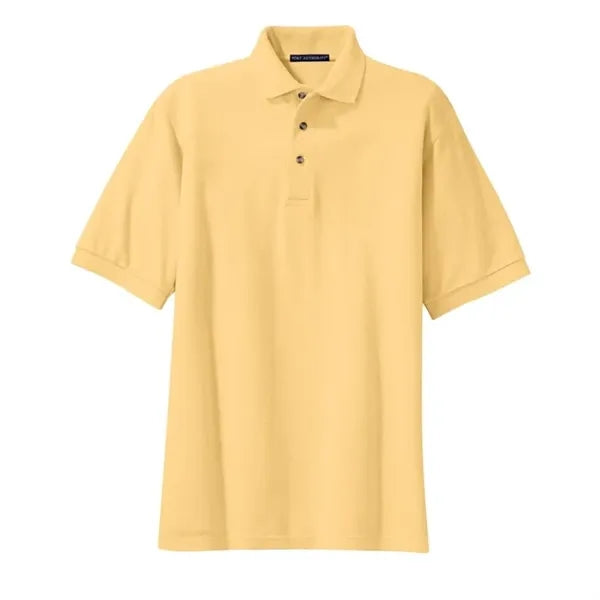 Port Authority Heavyweight Cotton Pique Polo.