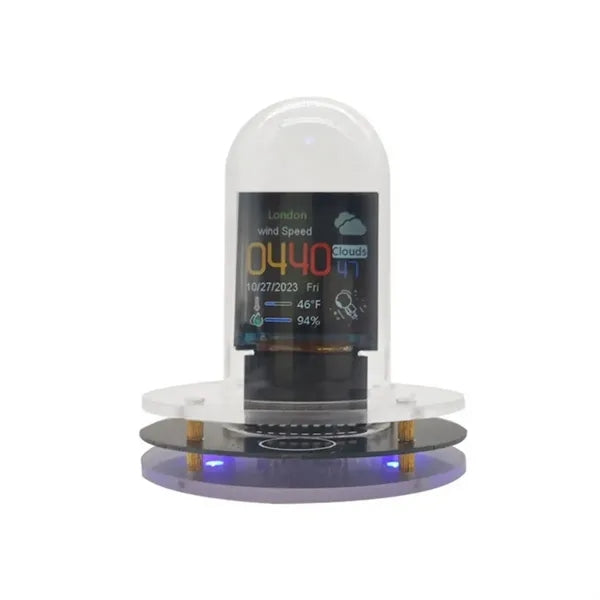 Versatile Smart LCD Screen Mood Lighting Nixie Tube Clock