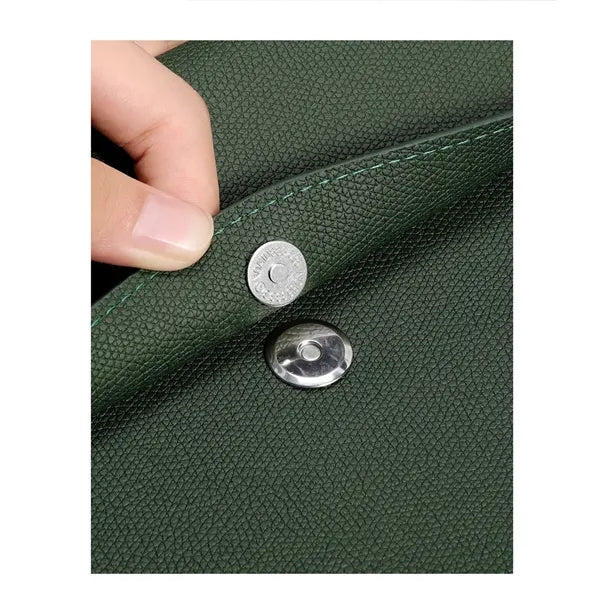 PU Leather A4 Document Holder File Organizer
