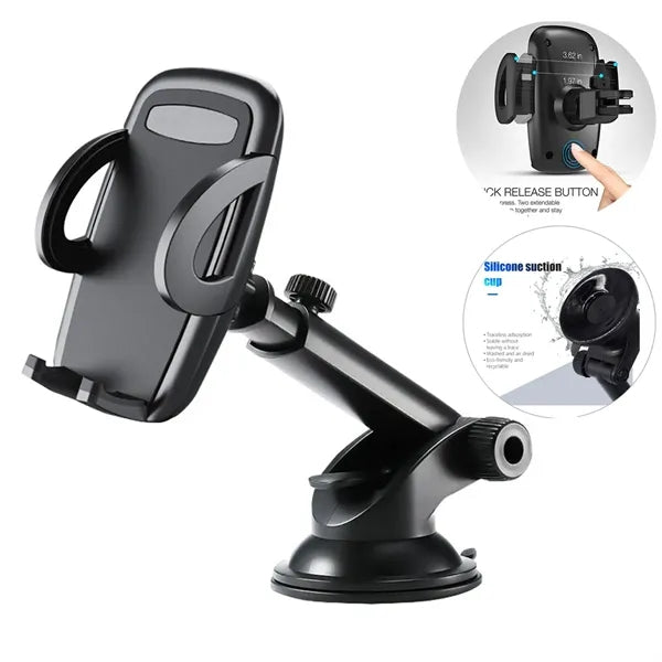 3-in-1 Ajustable Car Dashboard Phone Holder