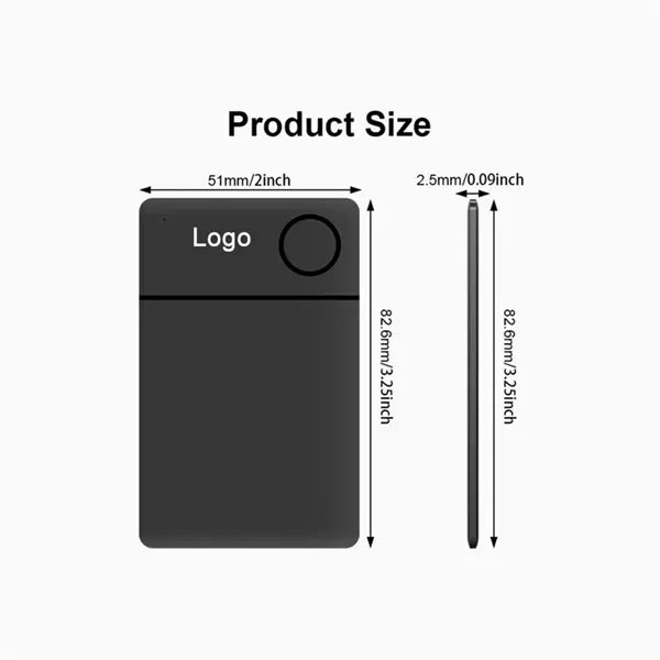 Bluetooth Tracker Smart Card with Apple Find My