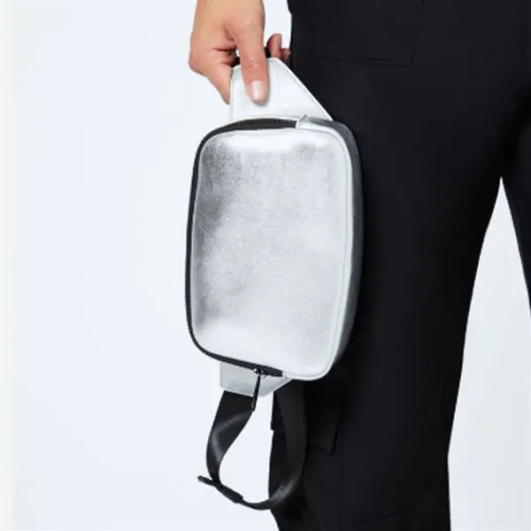 Waterproof Leather Crossbody Fanny Pack w/ Adjustable Strap
