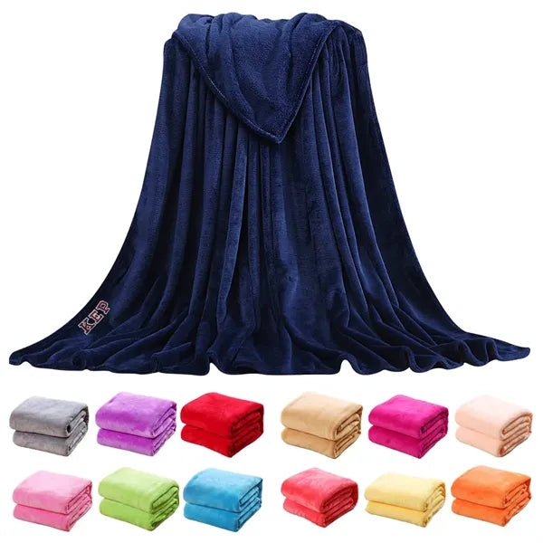 50" x 60" Flannel Blanket - Ocean