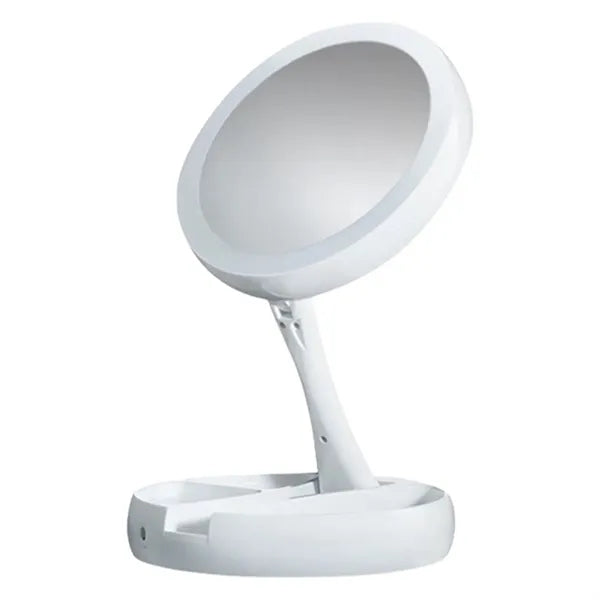LED Folding Makeup Case With Mirror