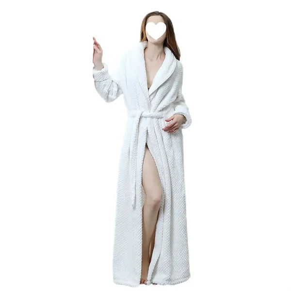 Plush One-Piece Bathrobe