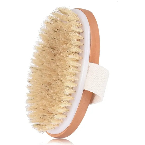 Oval Wooden Bath Body Brush