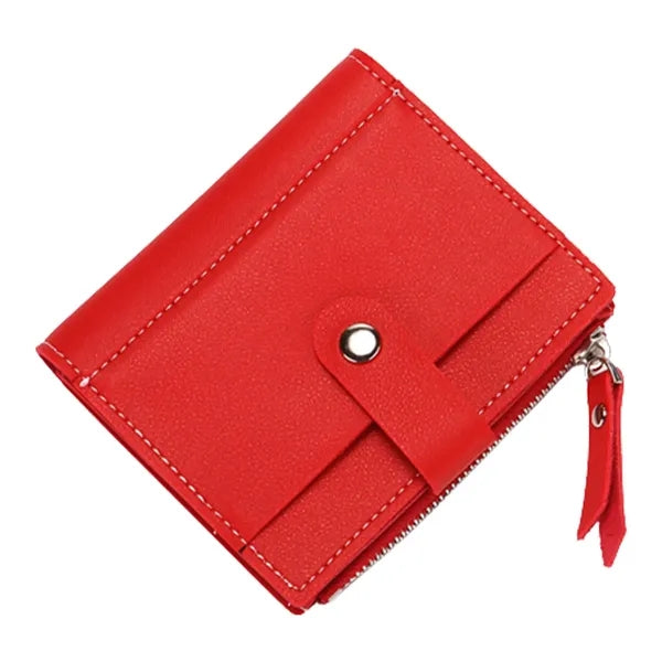 Pu Credit Card Wallets With Snap Closure