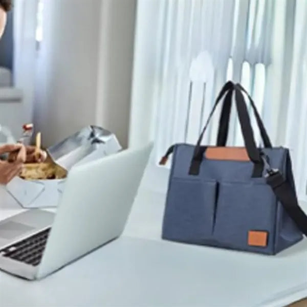 Large Cooler Insulated Lunch Tote with Waterproof Lining