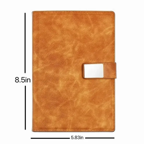 Customizable A5 PU Leather Loose-Leaf Business Notebook