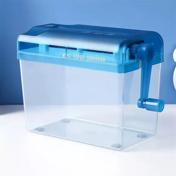 Mini Manual Shredder Office Portable Paper Cutter Fits A6
