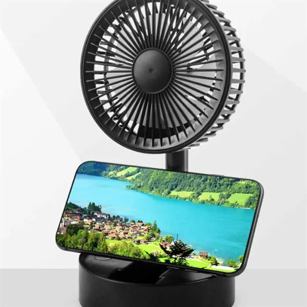 Portable USB Desk Fan with Foldable Stand