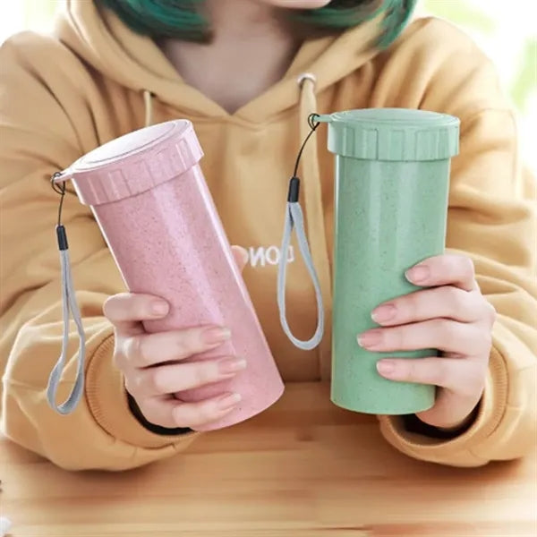 Eco-Friendly Wheat Straw Travel Cup