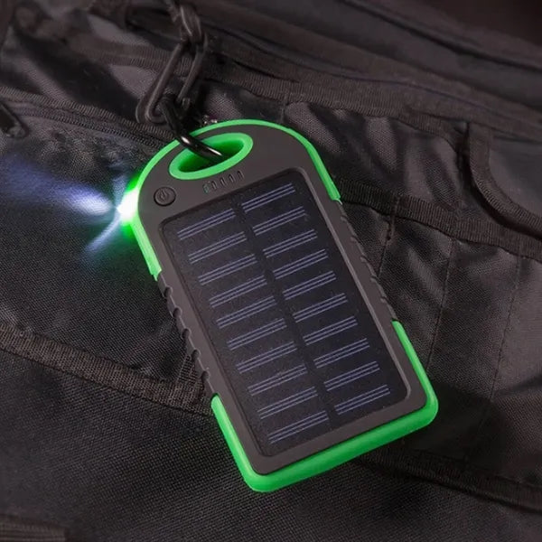 5000mAh Portable Solar Power Bank Shockproof