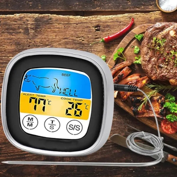 Digital Meat Thermometer with Timer