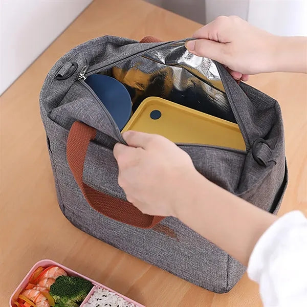 Waterproof Insulated Lunch Bag with Shoulder Strap