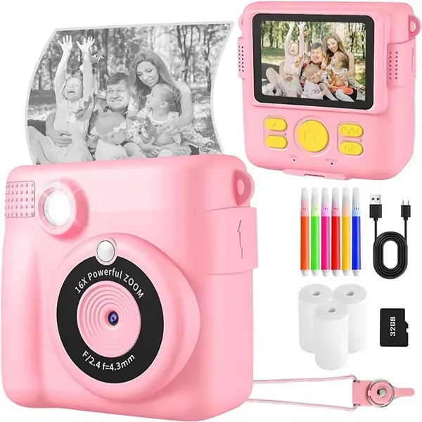 Mini Kids Instant Print Camera with Thermal Printer