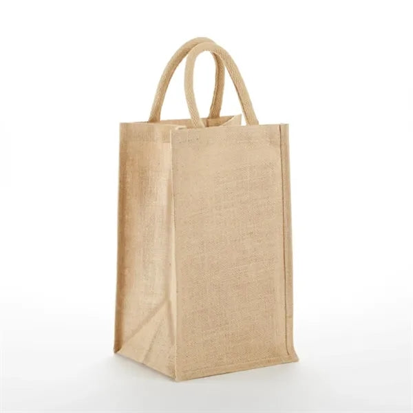 Jute Tote with Long Web Handles