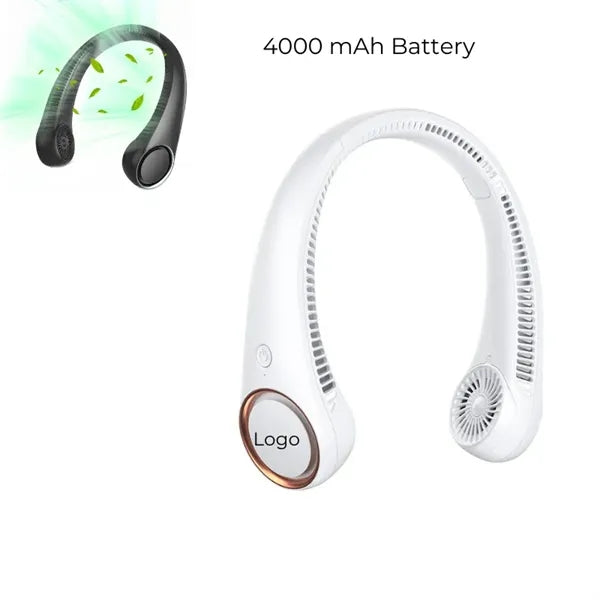 4000mAh Portable Neck Fan,360 Cooling Fan