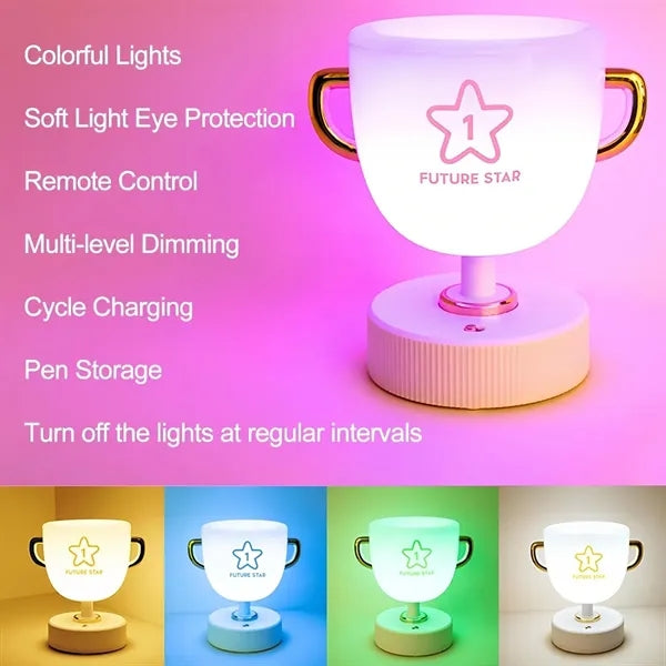 Trophy Night Light Lamp Pen Holder