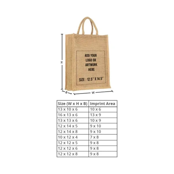 Jute Bags - Printed (Front Only)