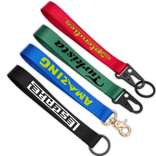 1'' Nylon Custom Printed Wrist Lanyards