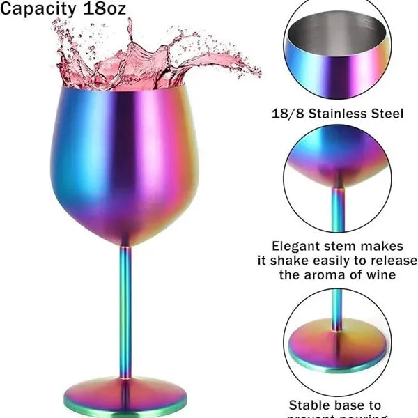 Stainless Steel Champagne Glass