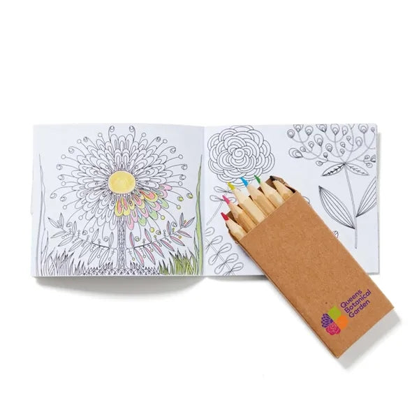 Jornikolor Flowers Adult Coloring Book To Go