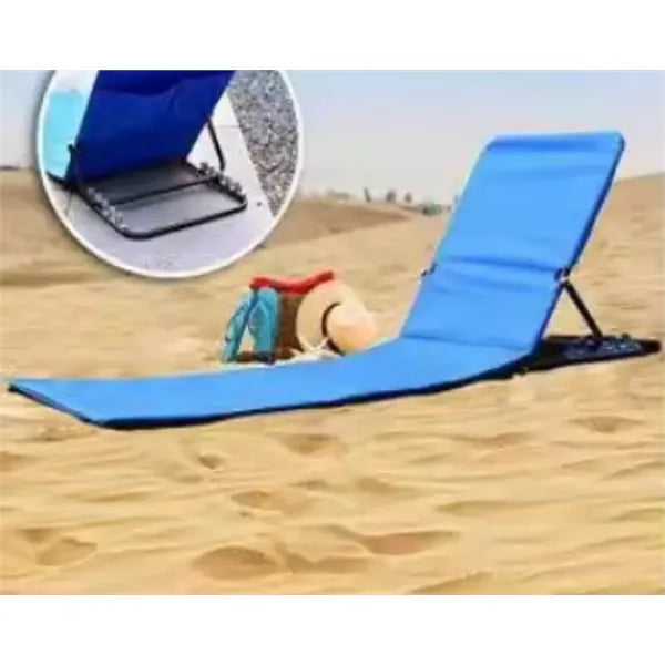 Adjustable Beach Chairs Outdoor Lounger Foldable Mats