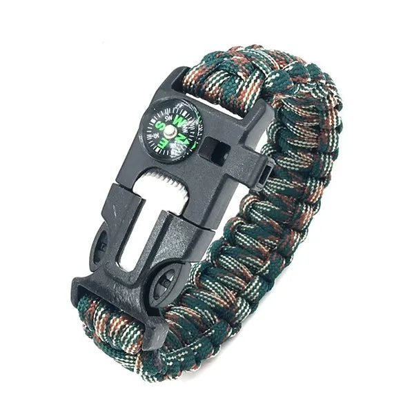 Outdoor Sport Tactical Survival Paracord Wristband
