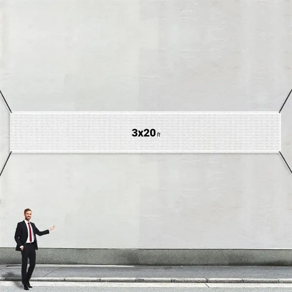 Custom 3' X 20' Mesh Banners