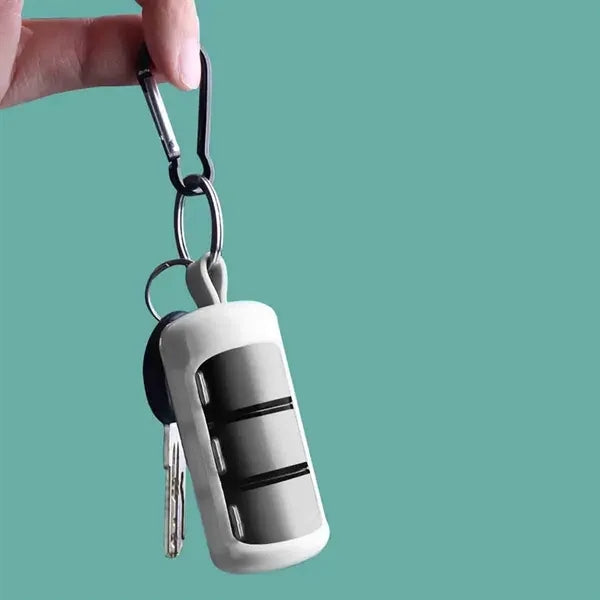 Portable 3 Grids Pill Case