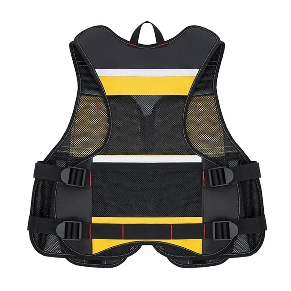 Multi-Pocket Tool Vest Reflective