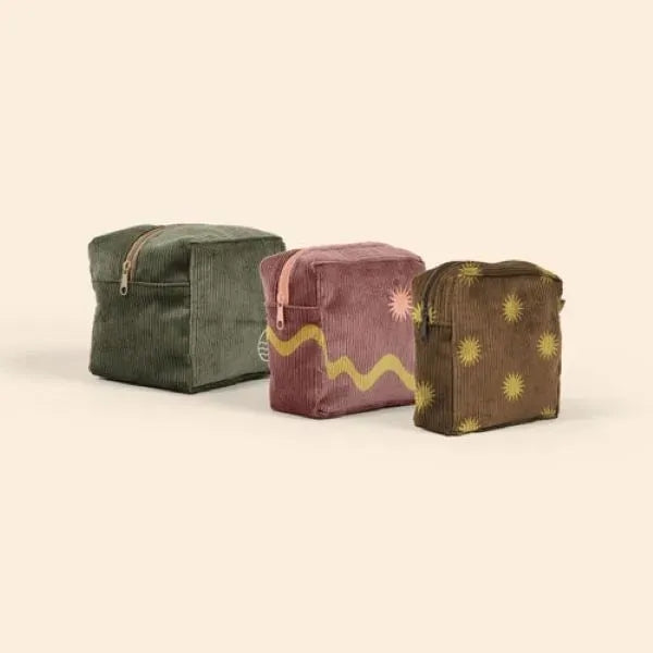 MOD POUCHES SET OF 3 - CORDUROY