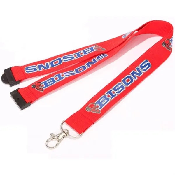 1" Polyester Lanyard with Safety Breakaway