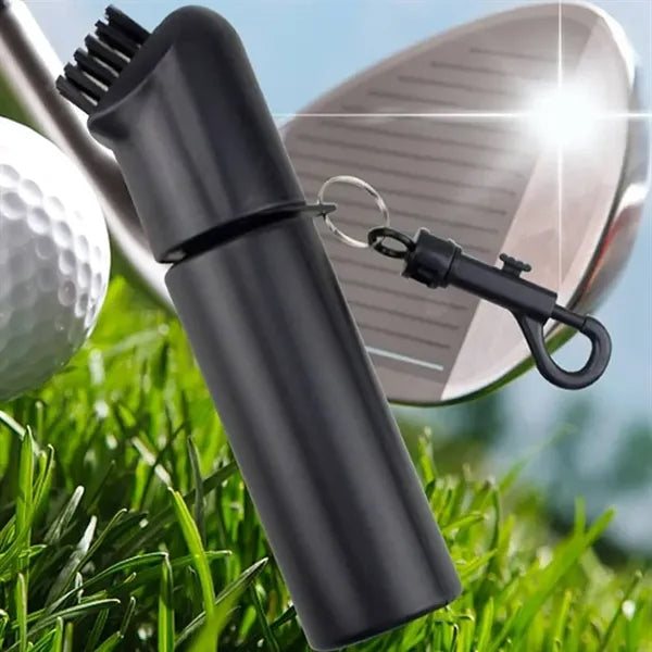 Golf Club Cleaning Brush with Spray Bottle and Clip