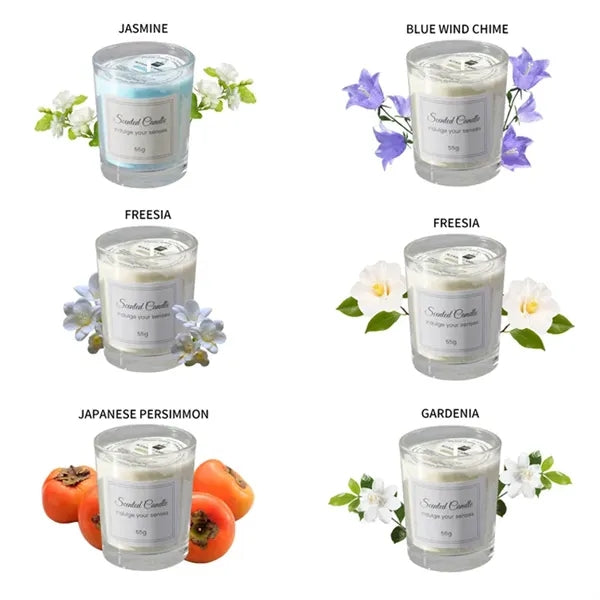 Glass Jar Scented Candle Gift Box Set