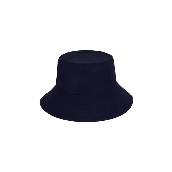 100% Cotton Wide Brim Bucket Hat (22.8")