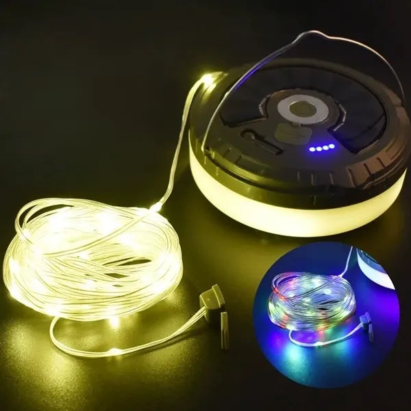 4 in 1 Camping String Lights