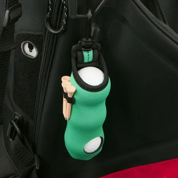 Portable Golf Ball Pouch with Clip for Easy Carry