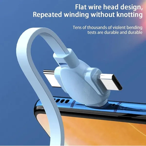 3 in 1 Telescopic Multi Charging Cable