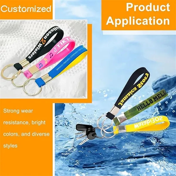 Silicone Wristband Keychain