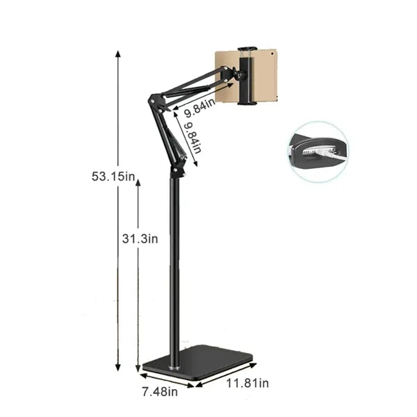 Adjustable Tablet Floor Stand