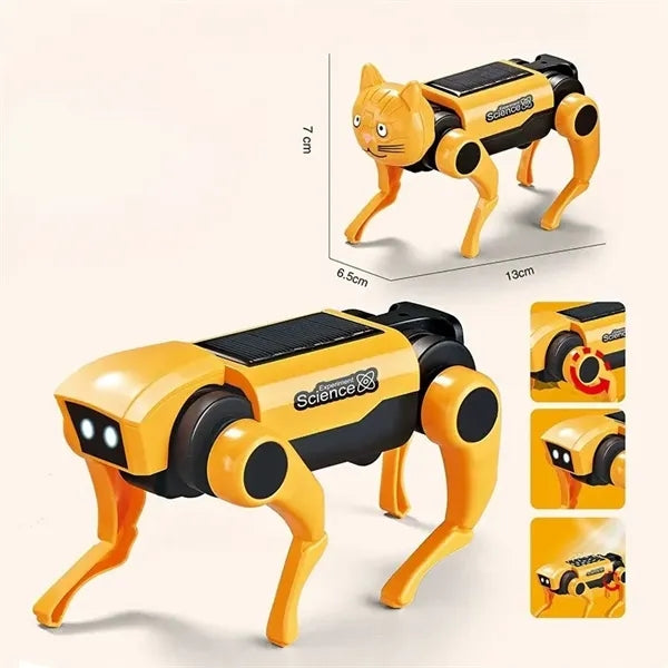 Solar Robot Dog and Cat