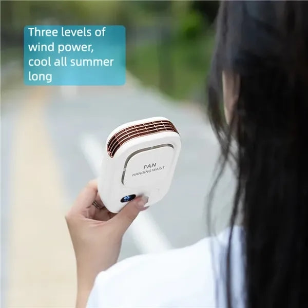 Portable Neck Fan with Lanyard and Bracket