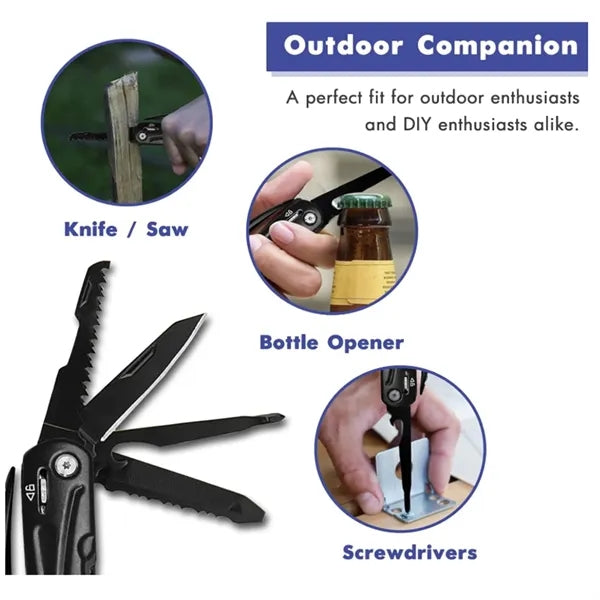 Multifunction Emergency Hammer Tool With Pliers Saw Knife