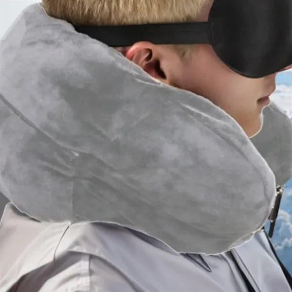 Travel Pillow with Storage Fillable Packing Neck