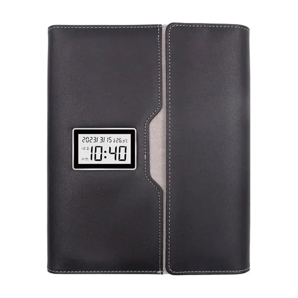 A5 Business Multifunctional Wireless Charging Clock Notebook